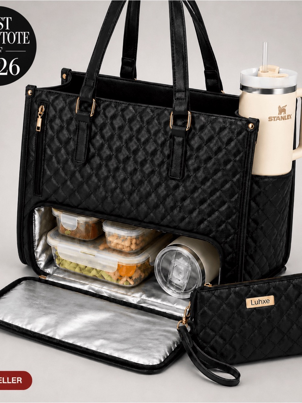 LUHXE 3 IN 1 TOTE BAG